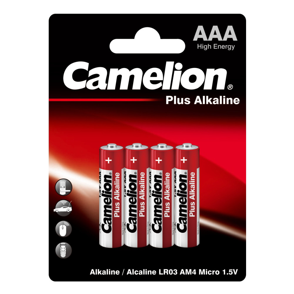 4 PILE CAMELION LR3 ALKALINE AAA