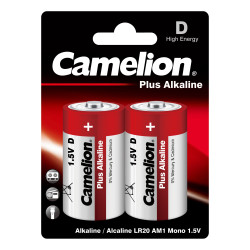 2 PILE CAMELION LR20 ALKALINE MODEL D