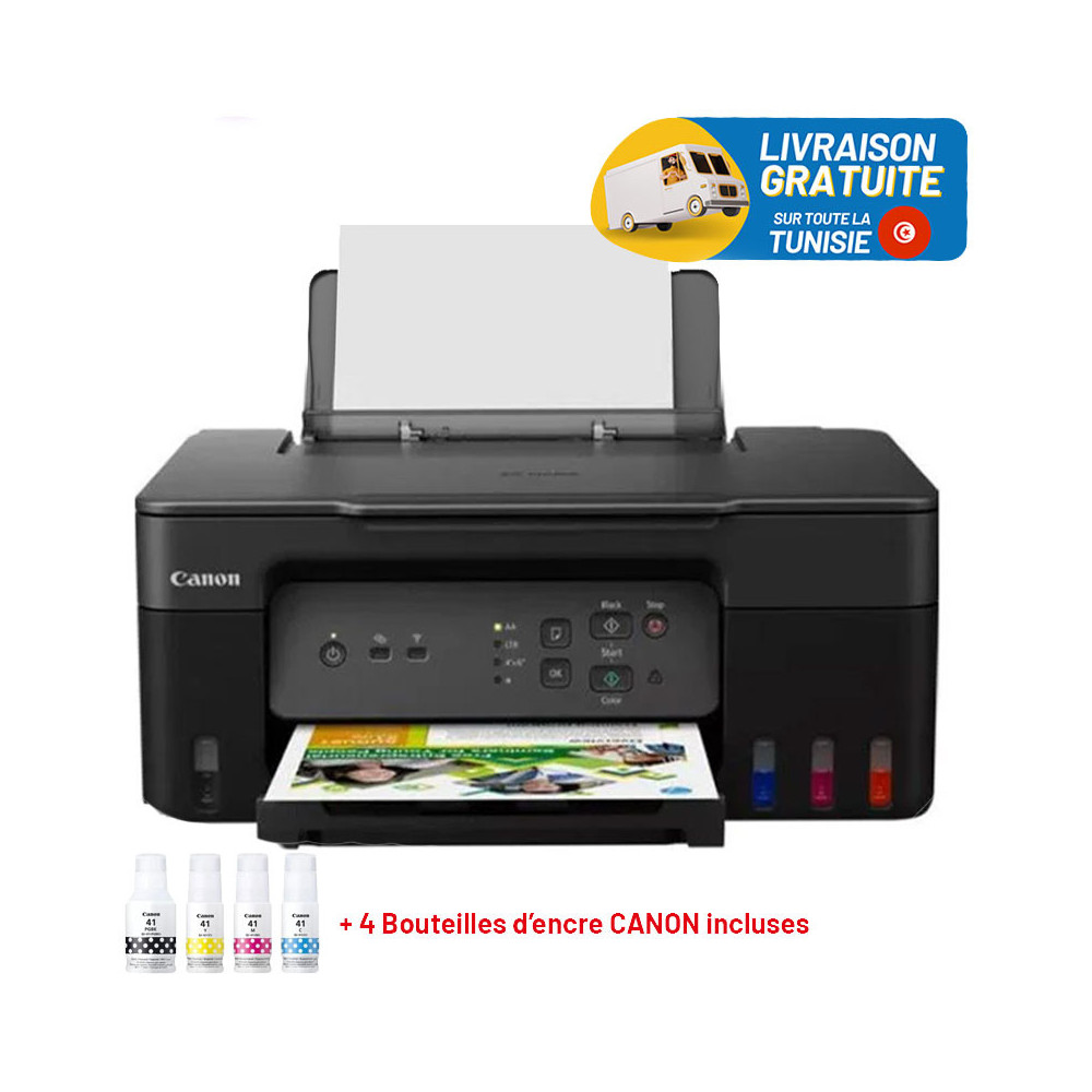 Imprimante Multifonction réservoir intégré CANON PIXMA G3430 Couleur Wifi 3en1