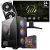 Setup Gamer Special Pc de Bureau Gaming / Ryzen 5 8400F / RTX 5050 8G / 16 Go Avec Écran Gaming MSI MAG 245F X24 24" Full HD IPS / 240 Hz