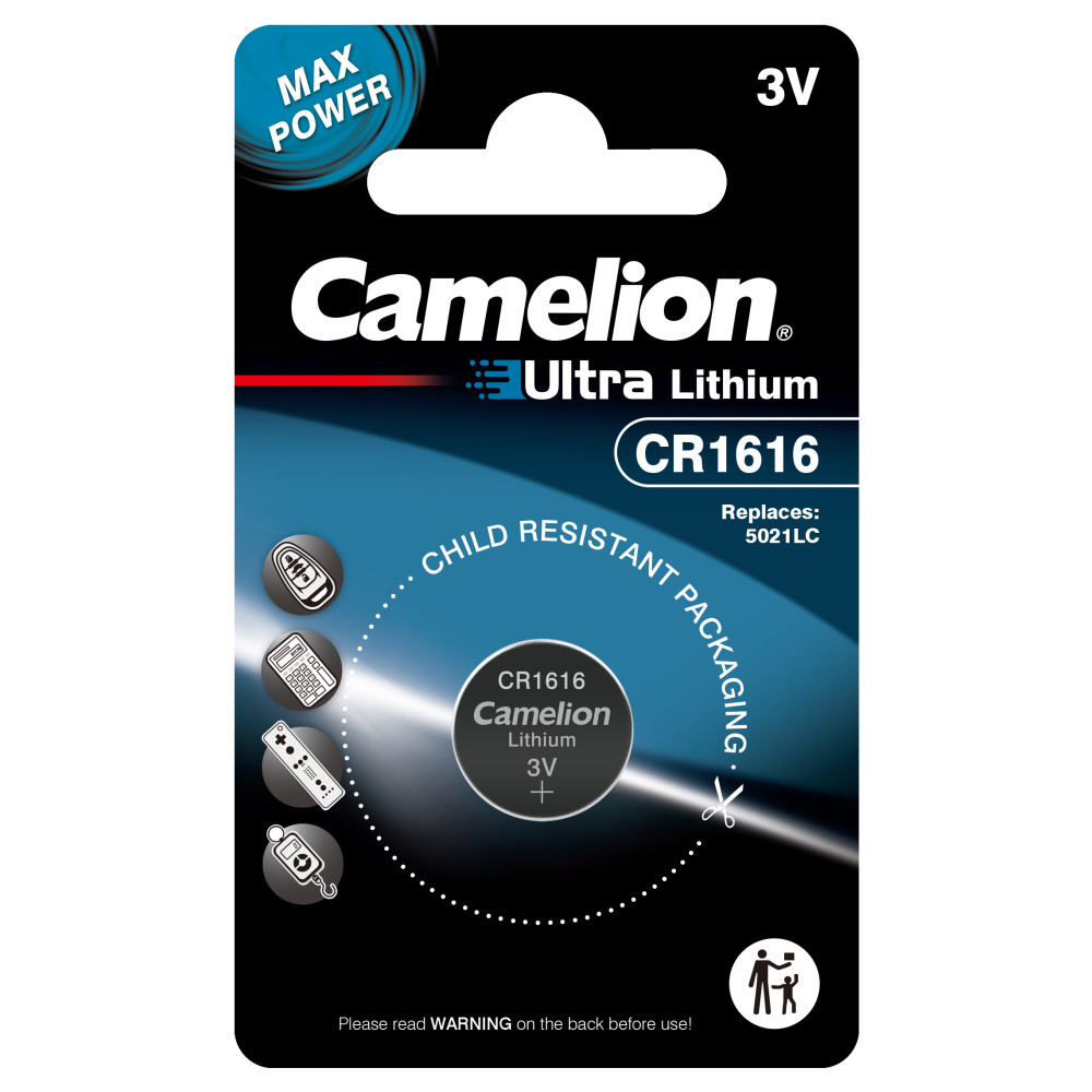 PILE BOUTON CAMELION CR1616 LITHUIM BP1 3V