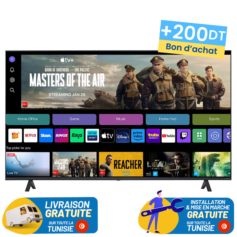 TV LG 55" UHD 4K NanoCell / Smart Tv / WiFi + 200DT Bon d'achat