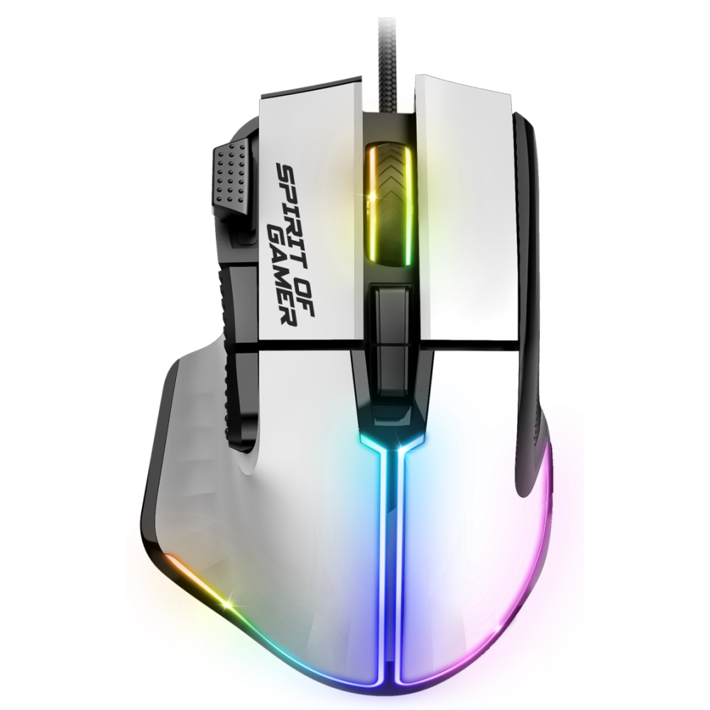 Souris Gaming Spirit Of Gamer PRO-M5 / RGB / Blanc