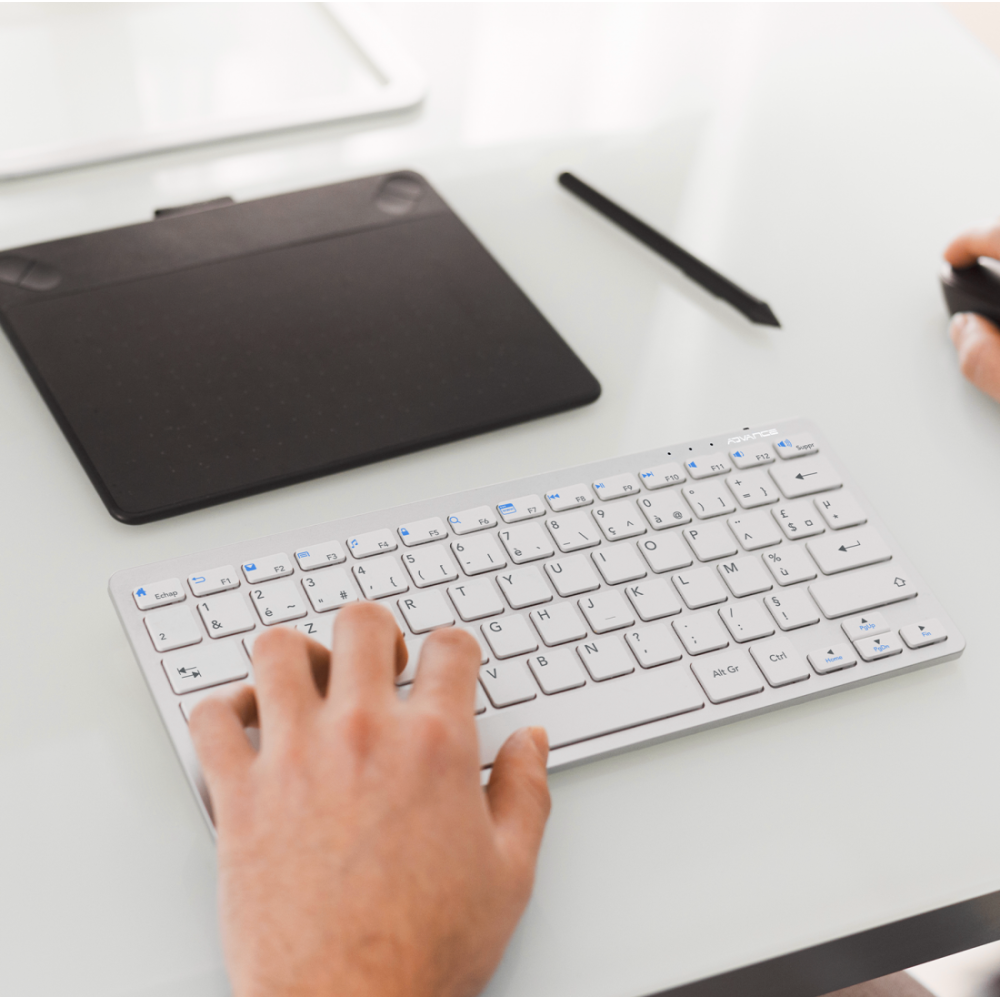 Clavier Sans Fil ADVANCE SMARTKEY PLUS BT230 / Gris
