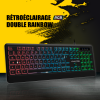 Clavier ADVANCE Gaming RGB Rainbow / Noir