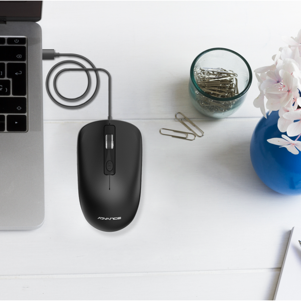 Souris filaire Advance SWIFT 4D 2400 DPI / Noir