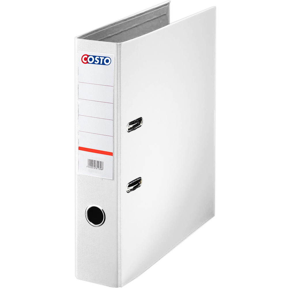 Classeur à levier COSTO Pro Dos A4 75mm / blanc