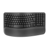 Clavier Sans Fil LOGITECH Ergonomique Wave Keys / Noir