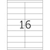 1600x Etiquettes HERMA TOP STICK A4/16 / 105 x 33.8 mm