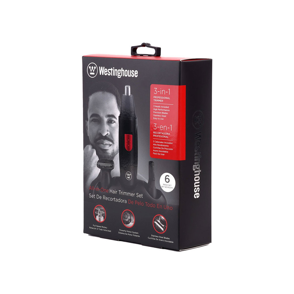 Set Tondeuse À Cheveux WESTINGHOUSE Tout En 1 / Noir / WH1182