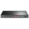 Switch Rackable Mercusys 16 Ports 10/100Mbps PoE+ avec 2 Ports Giga et 2 SFP 1Gb