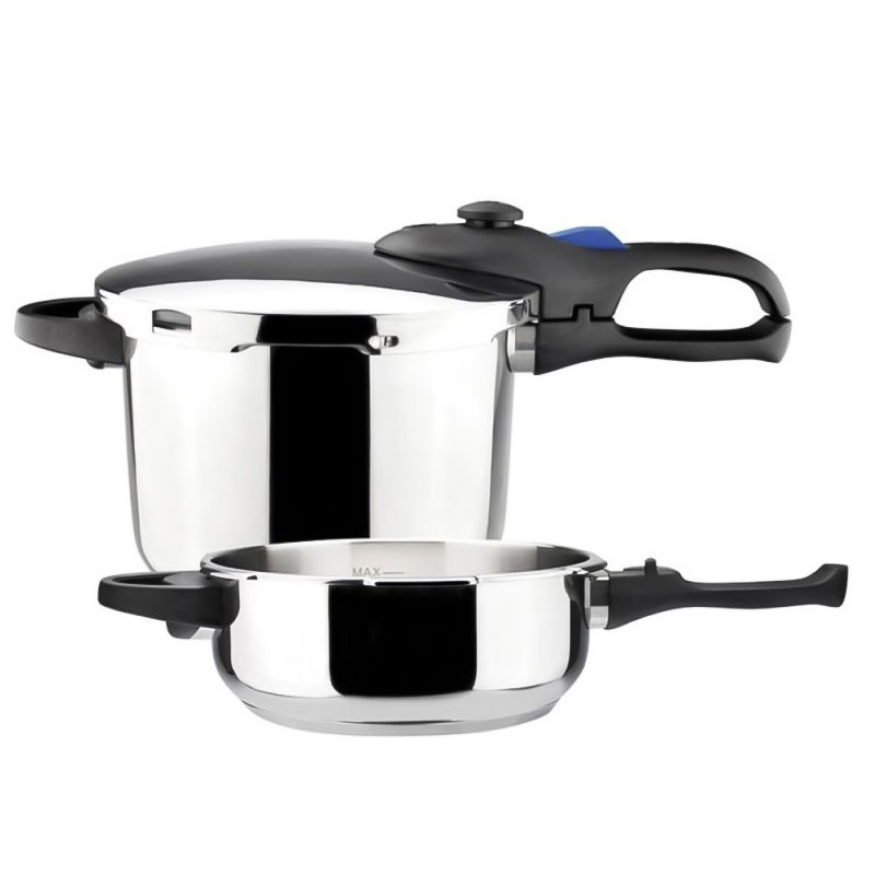 Autocuiseur MAGEFESA Favorit Inox 6 Litres + 3 Litres / Argent