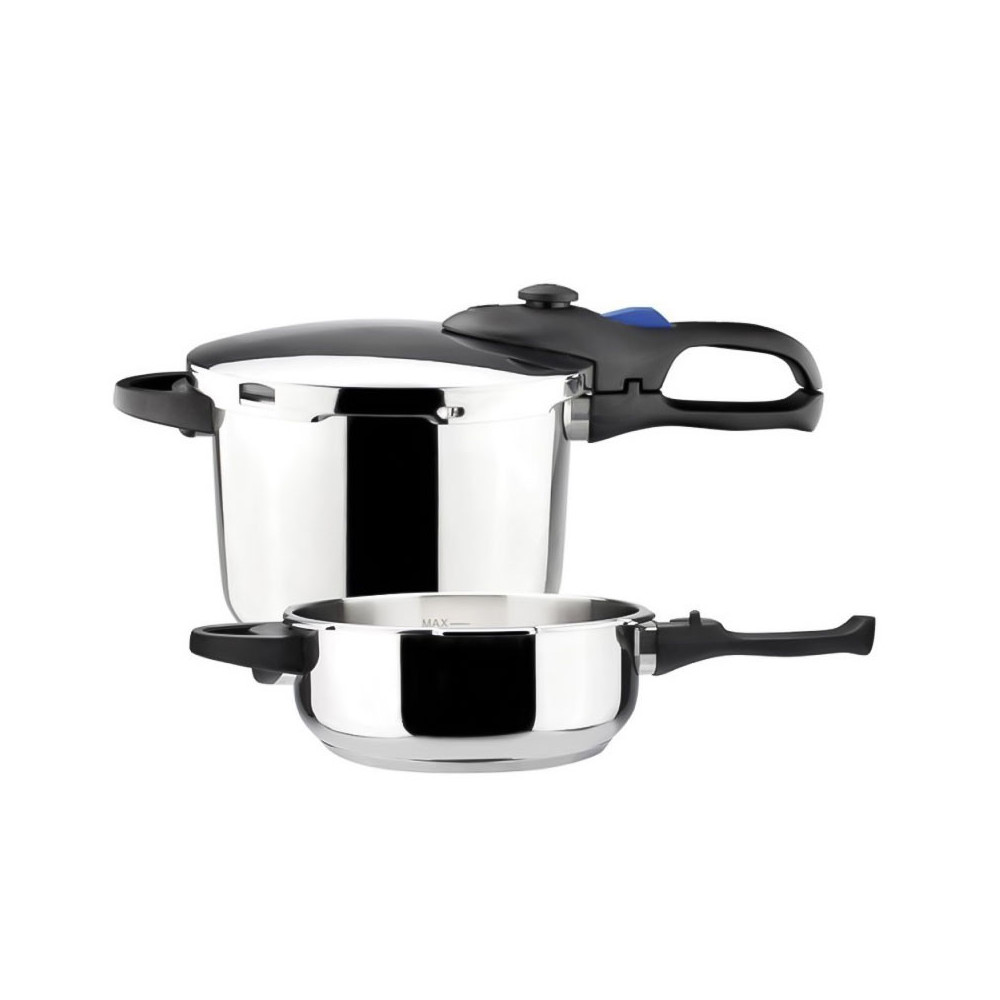 Autocuiseur MAGEFESA Favorit Inox 6 Litres + 3 Litres / Argent
