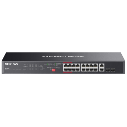 Switch Rackable Mercusys 16 Ports Giga PoE+ avec 2 Ports Giga et 2 SFP Slot 1Gb