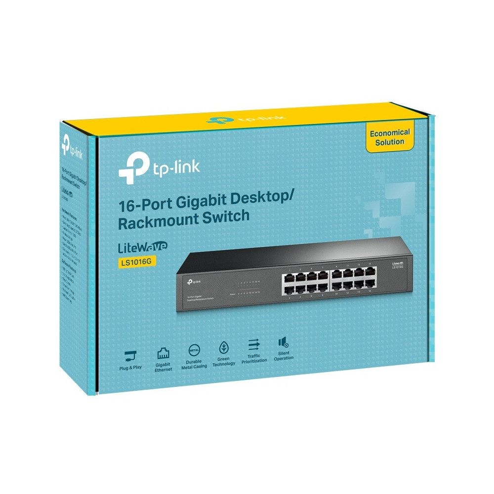 Switch TP Link 16 Ports Rackable Giga