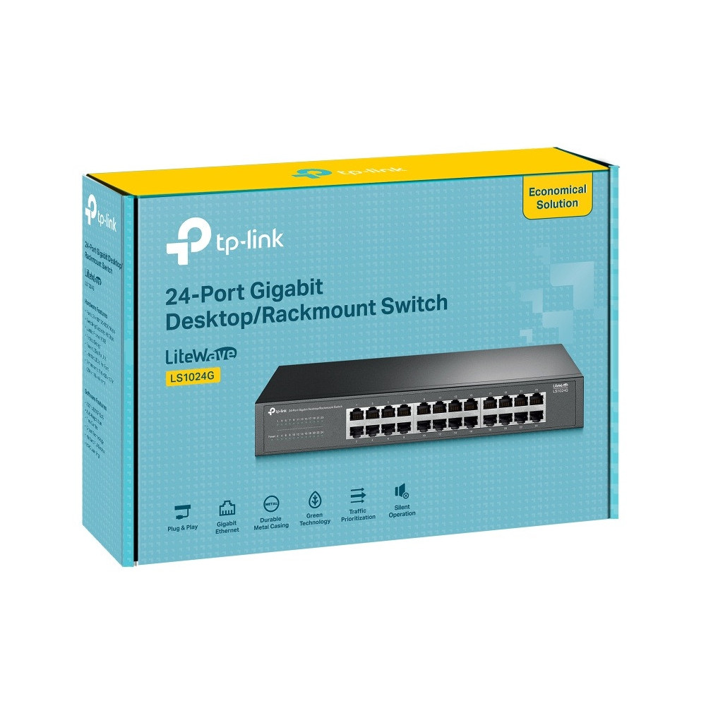 Switch TP Link 24 Ports Rackable Giga