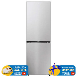 RÉFRIGÉRATEUR HOOVER No Frost COMBINÉ 355 Lires / INOX