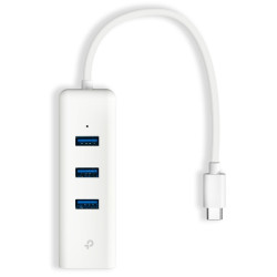 Adaptateur réseau TP-LINK USB Type C vers Gigabit avec Hub USB3.0 de 3 ports
