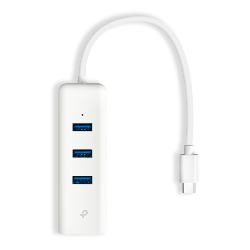 Adaptateur réseau TP-LINK USB Type C vers Gigabit avec Hub USB3.0 de 3 ports