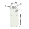 HOTTE CENTRLE TUBE FOCUS 39cm / NOIR