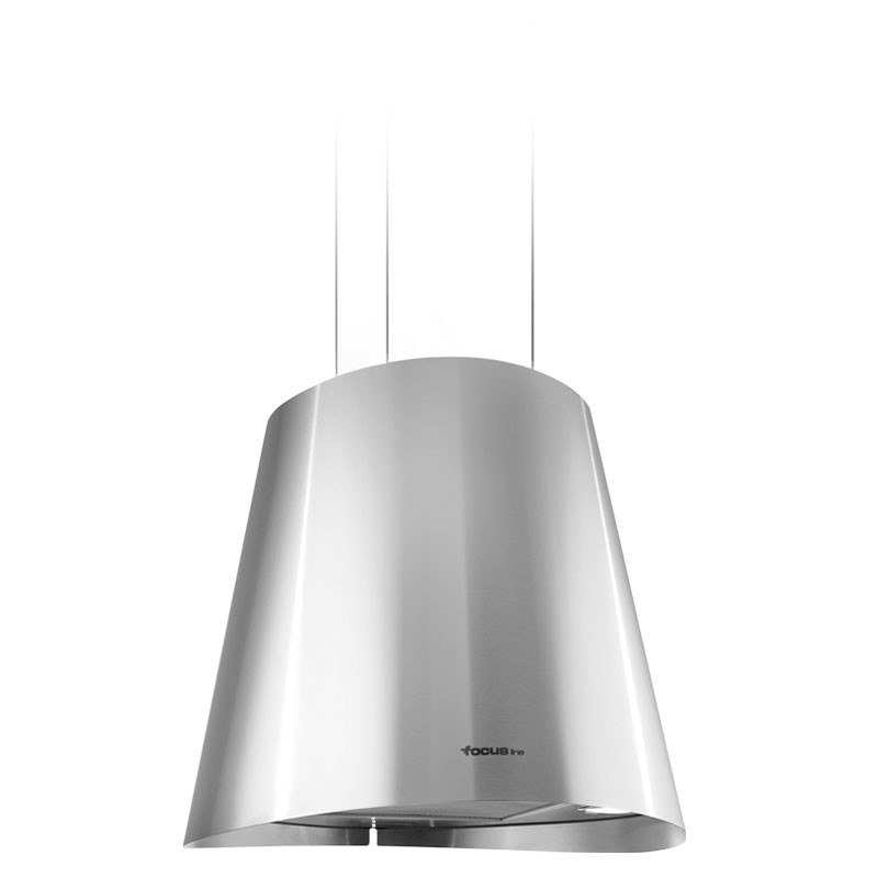 HOTTE CENTRALE FOCUS LAGO 50cm / INOX