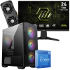 Setup Gamer Special Pc de Bureau Gaming / i5-12600K / RTX 5070 12G / 32 Go Avec Écran Gaming MSI MAG 245F X24 24" Full HD IPS / 240 Hz