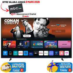 TV SAMSUNG 65" Q6 QLED ULTRA HD 4k SMART TV + 12 Mois Abonnement SHAHID OFFERT