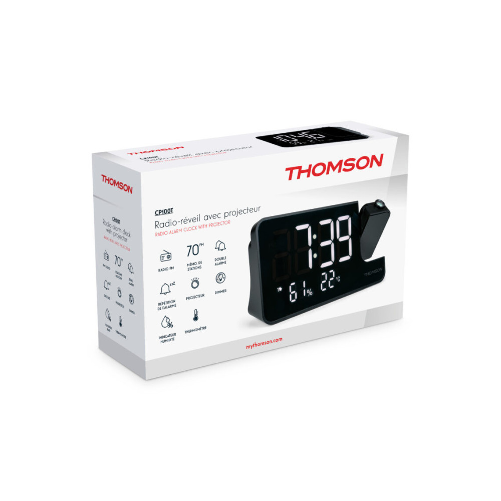 Radio-Réveil THOMSON avec projection CP100T