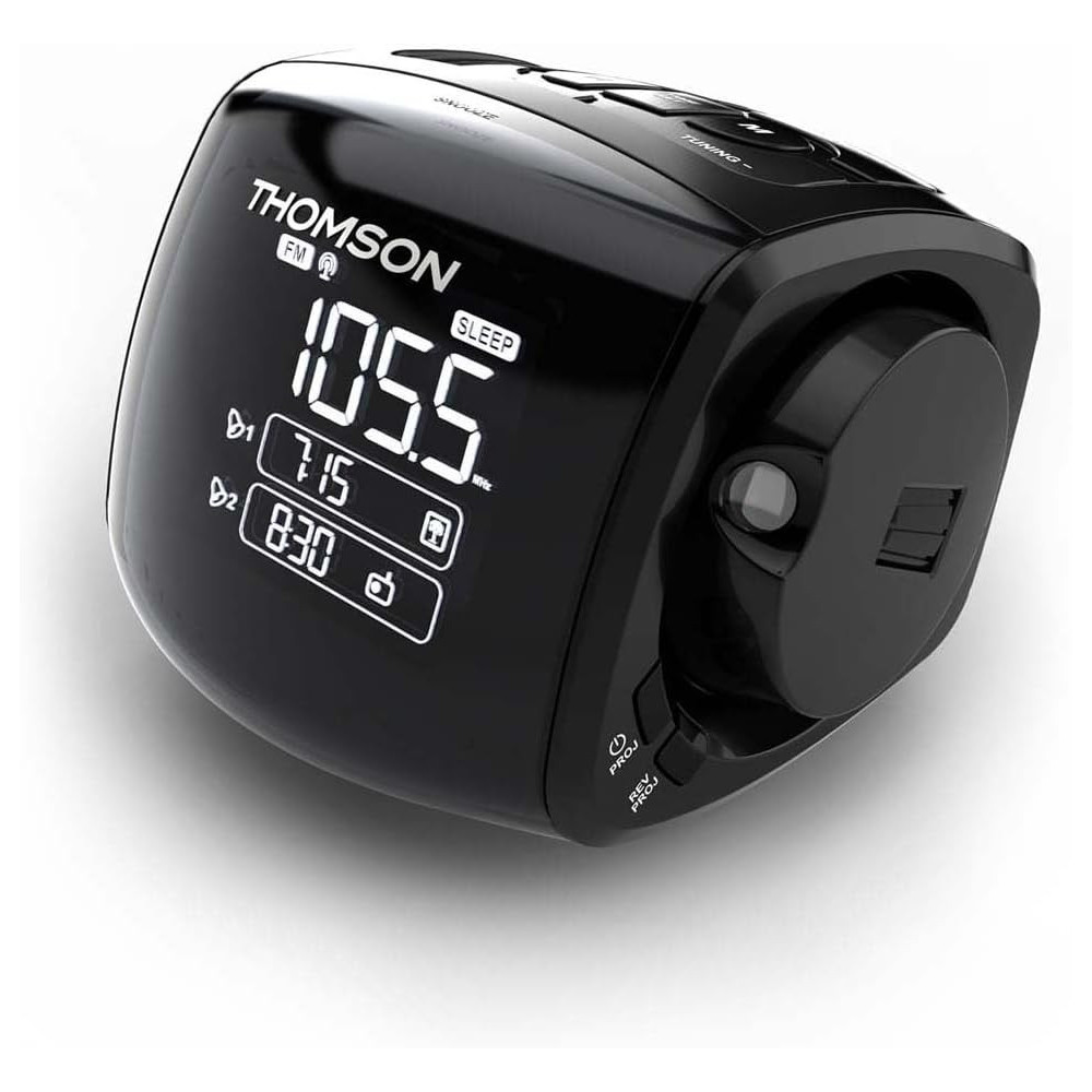 Radio-Réveil THOMSON avec projection CP280 / Noir