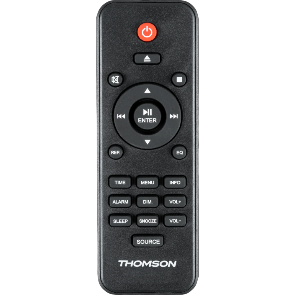 Micro-chaîne Bluetooth THOMSON Radio FM/CD/MP3/USB / Bois/Noir