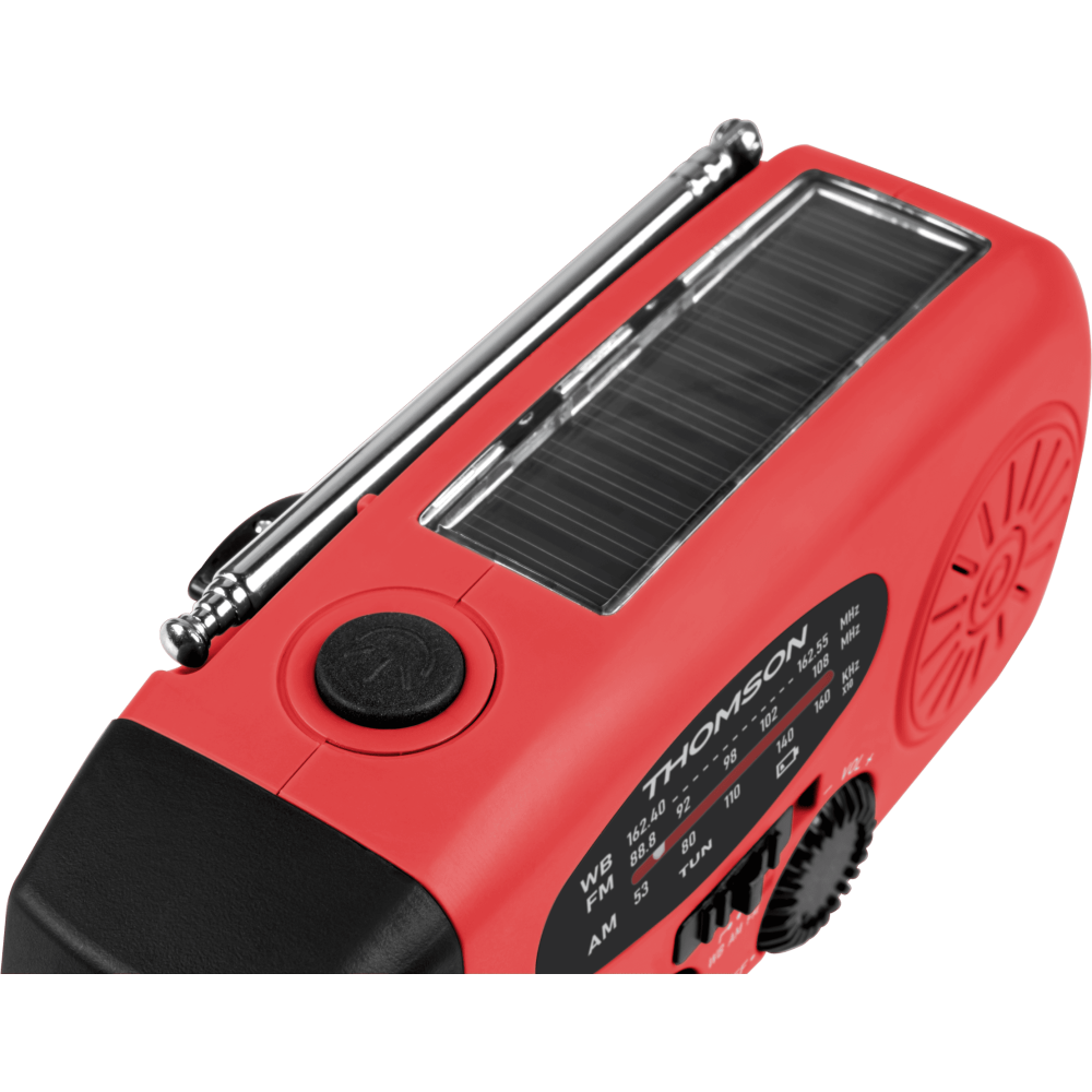 RADIO SOLAIRE PORTABLE – RT260 THOMSON / Rouge