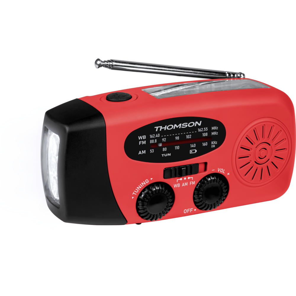 Radio Portable Thomson Solaire RT260 – Rouge – RT260R