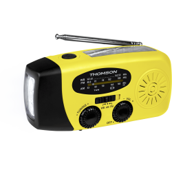 RADIO SOLAIRE PORTABLE – RT260 THOMSON / Jaune