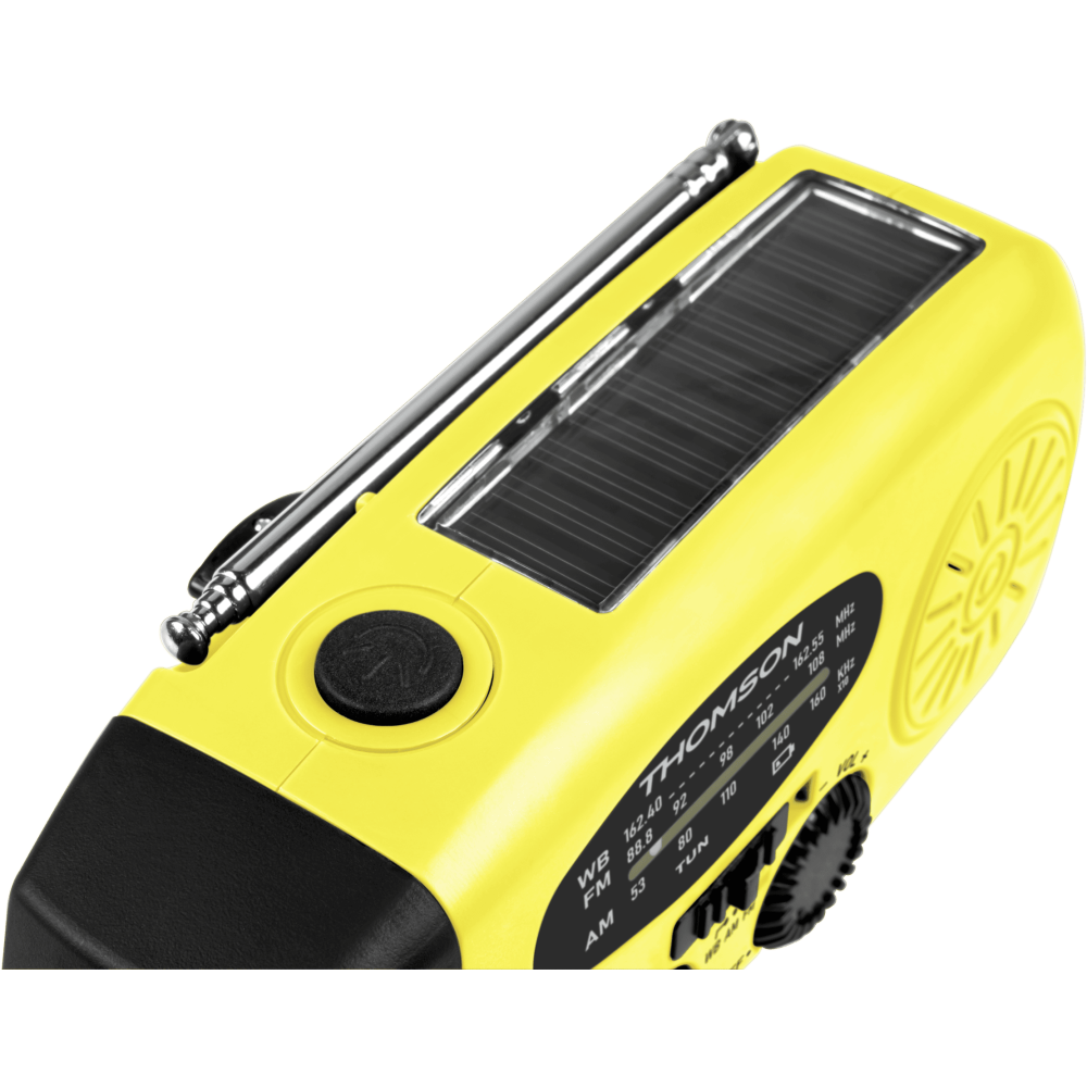 RADIO SOLAIRE PORTABLE – RT260 THOMSON / Jaune