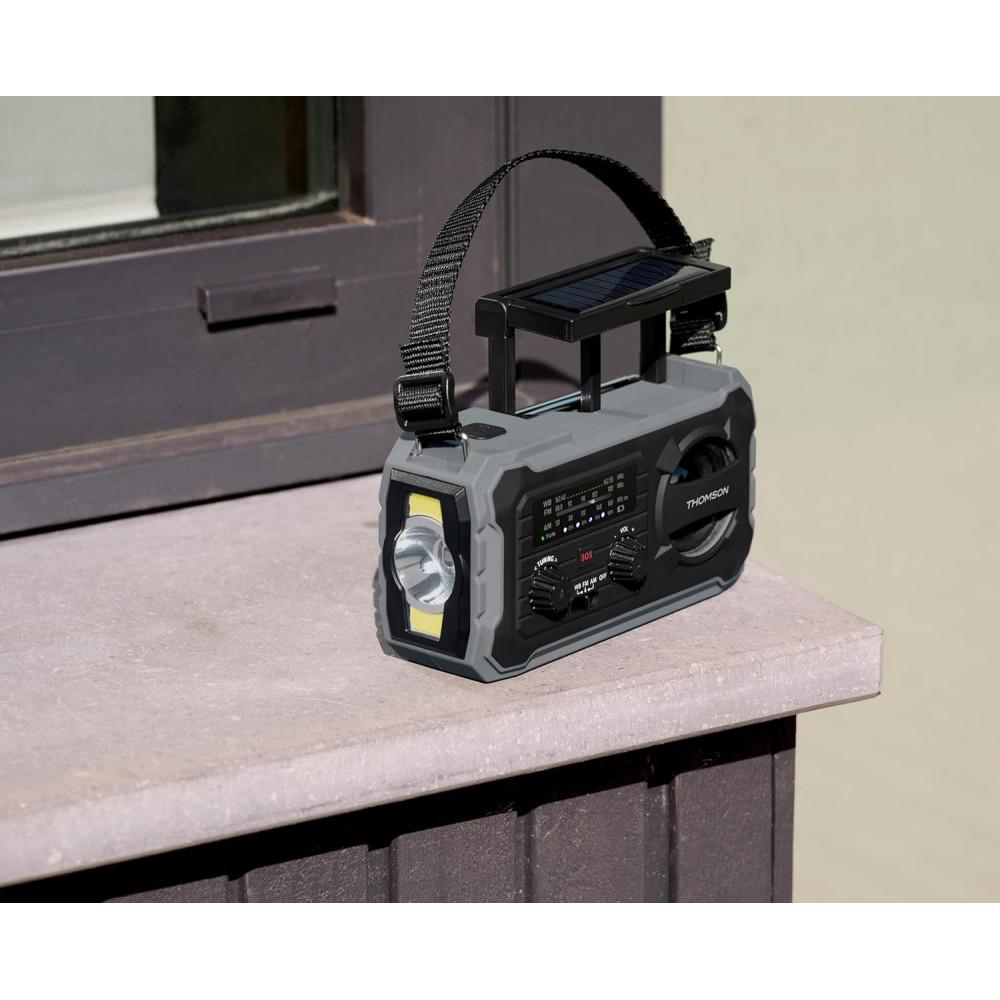 Radio solaire d’urgence longue durée RT280G THOMSON