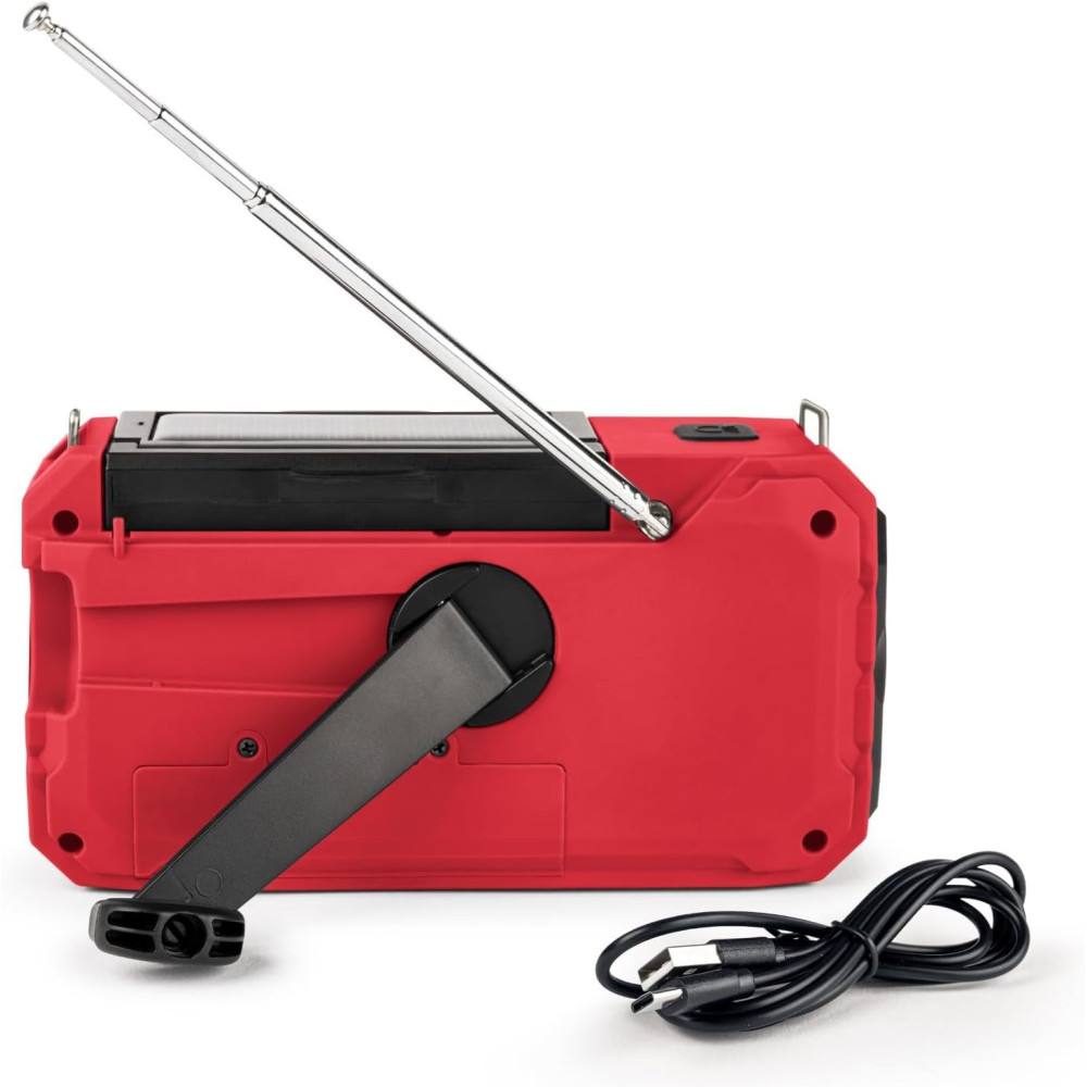 Radio solaire d’urgence longue durée RT280G THOMSON / Rouge