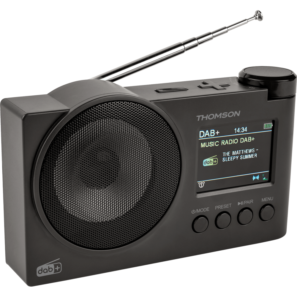 Radio DAB+ Bluetooth - RT400DABBTBK THOMSON / Noir