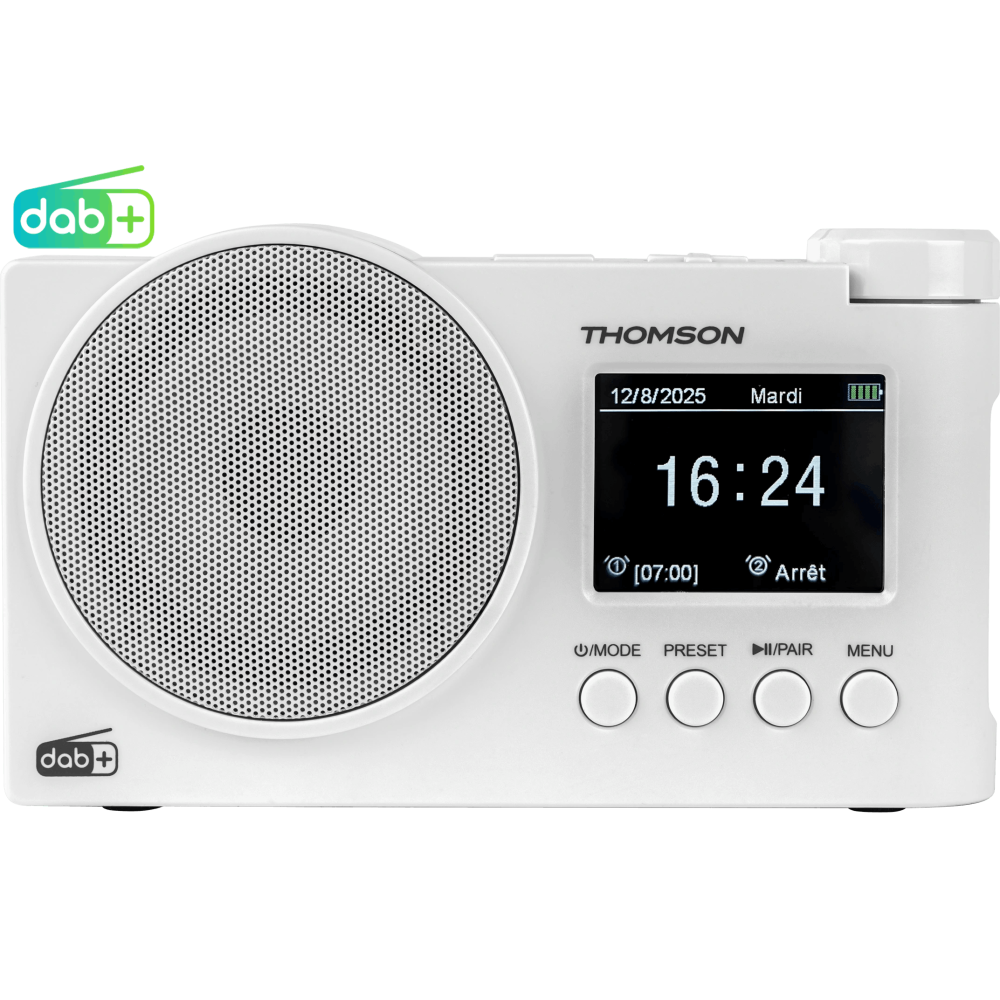 Radio DAB+ Bluetooth - RT400DABBTWH THOMSON / Blanc