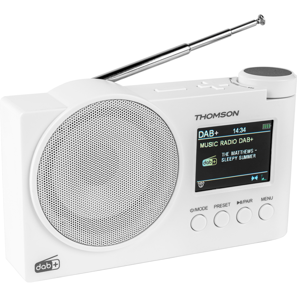 Radio DAB+ Bluetooth - RT400DABBTWH THOMSON / Blanc