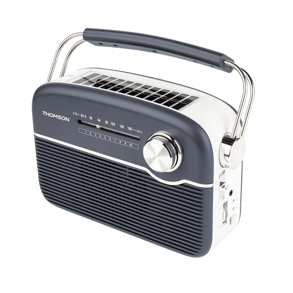 Radio Bluetooth à recharge solaire - RTS450BTG THOMSON