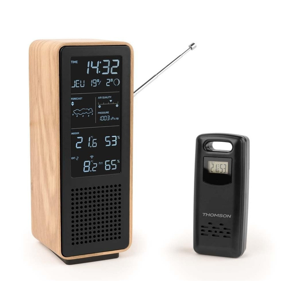 Enceinte & Station météo WS102TBK THOMSON
