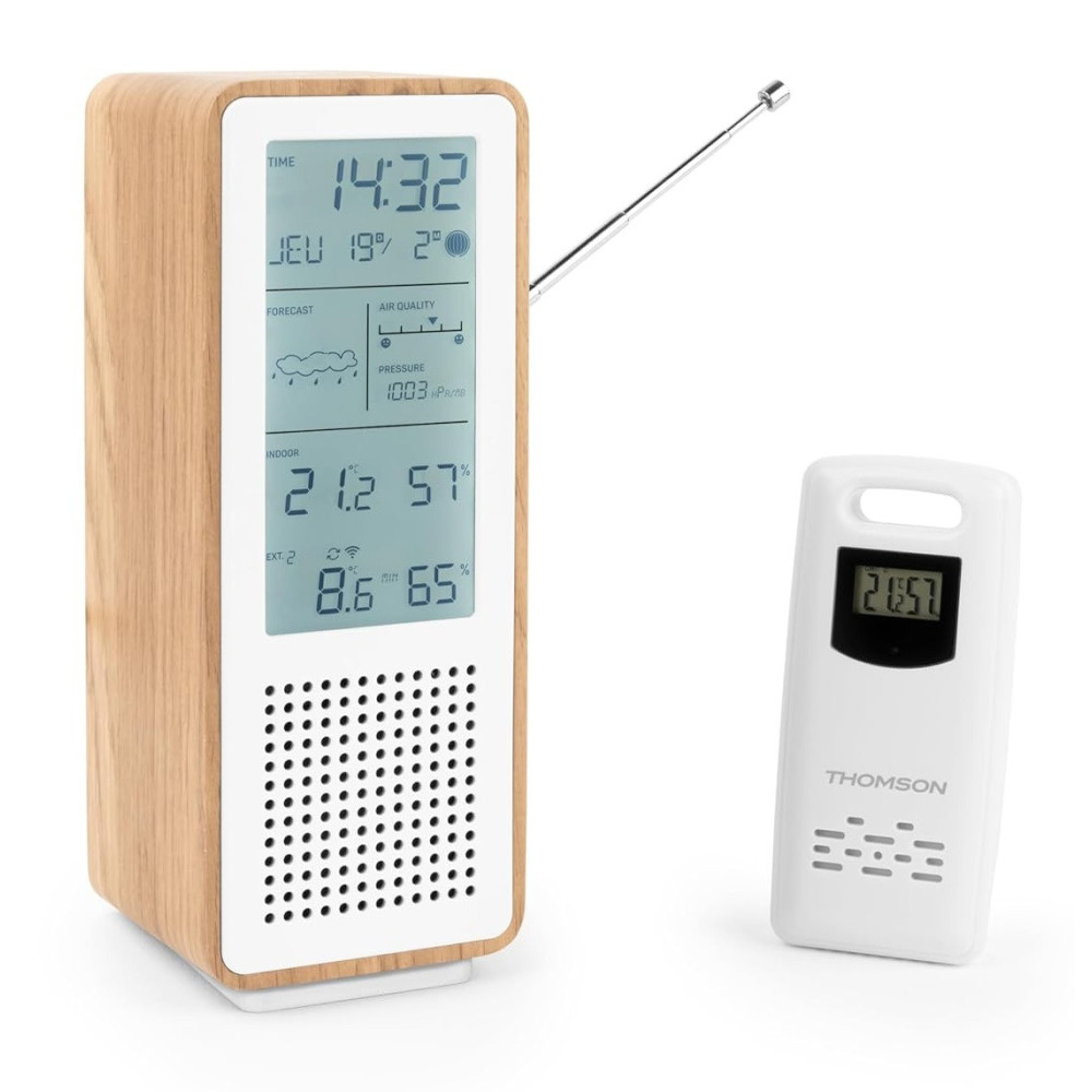 Enceinte & Station météo WS102TWH THOMSON / Blanc
