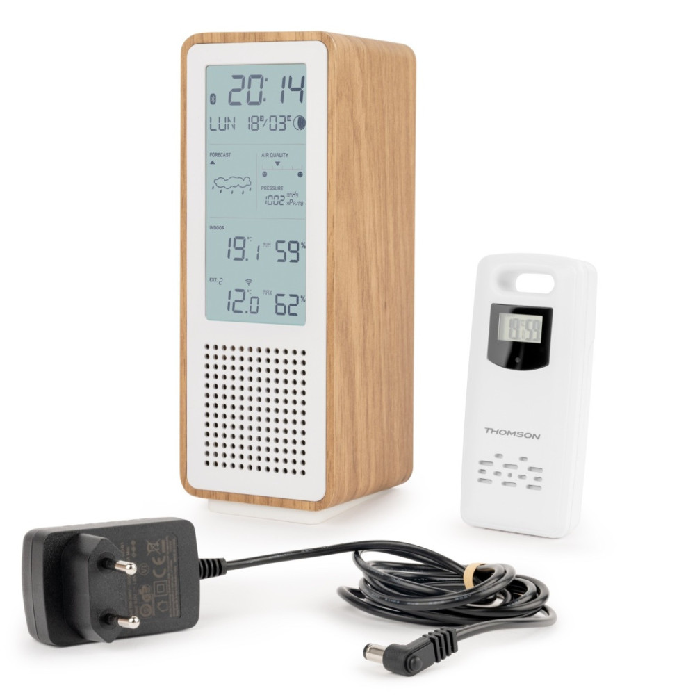 Enceinte & Station météo WS102TWH THOMSON / Blanc