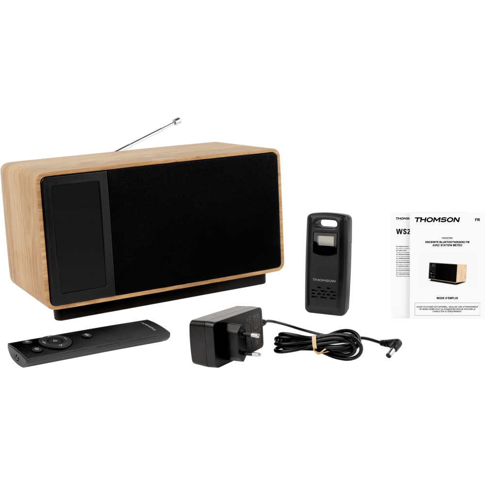 Enceinte/Radio & Station météo WS202TBK THOMSON