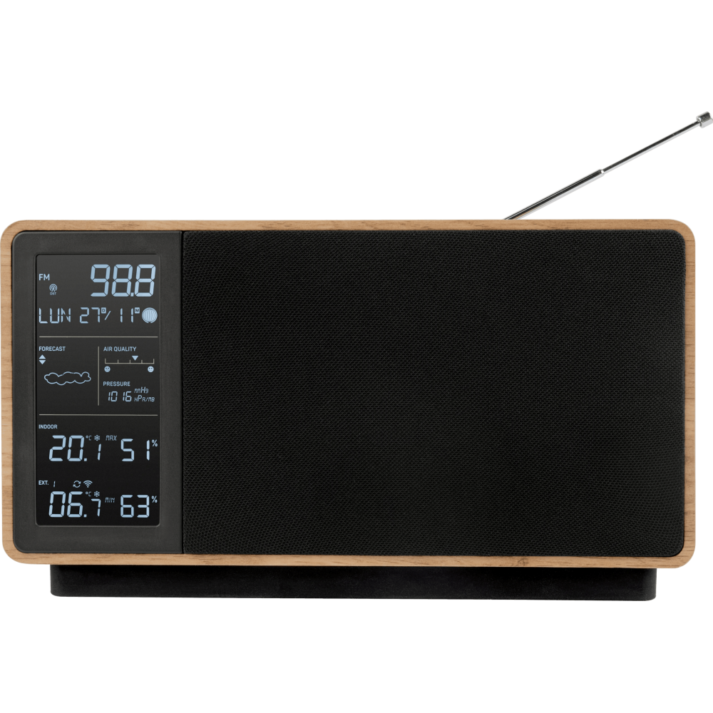 Enceinte/Radio & Station météo WS202TBK THOMSON