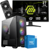 Setup Gamer Special Pc de Bureau Gaming / i5-14400F / RTX 5070 12G / 32 Go Avec Écran Gaming MSI MAG 272F 27" Full HD IPS / 200 Hz