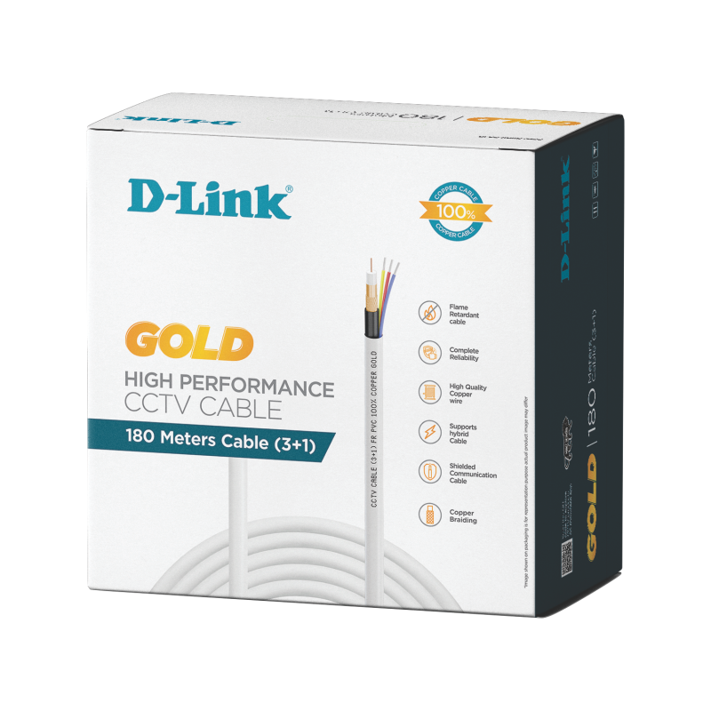 Câble D-LINK CCTV Coaxial