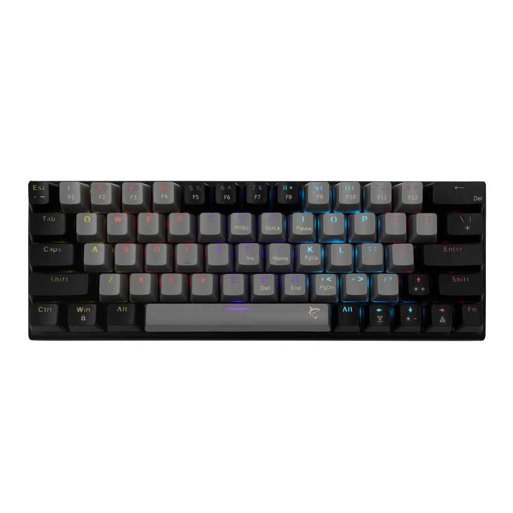 White Shark KEYBOARD GK-002721V2 WAKIZASHI /GREY-BLACK  BLUE SWITCHES