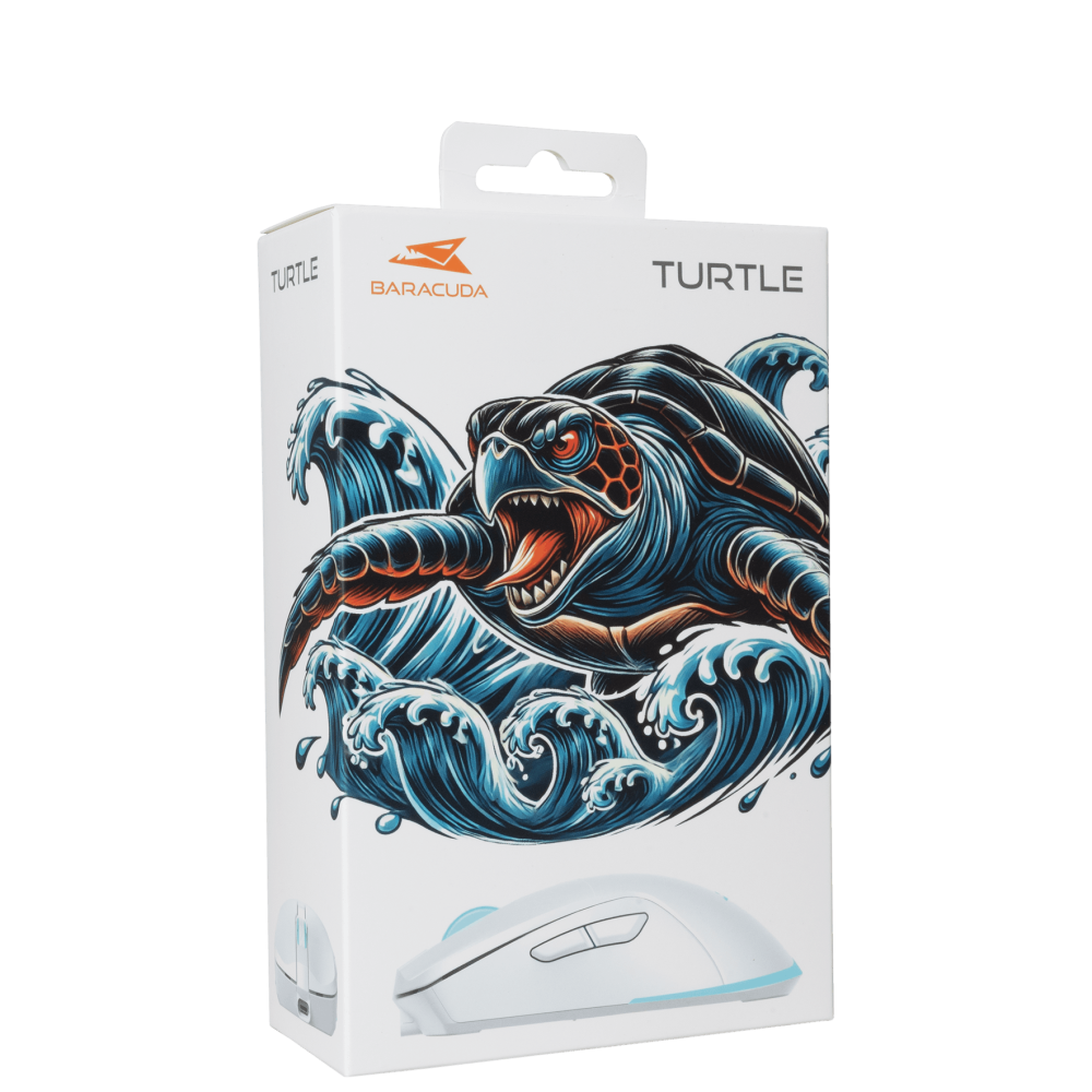 Souris Gamer Sans Fil BARACUDA BGM-122 / Blanc
