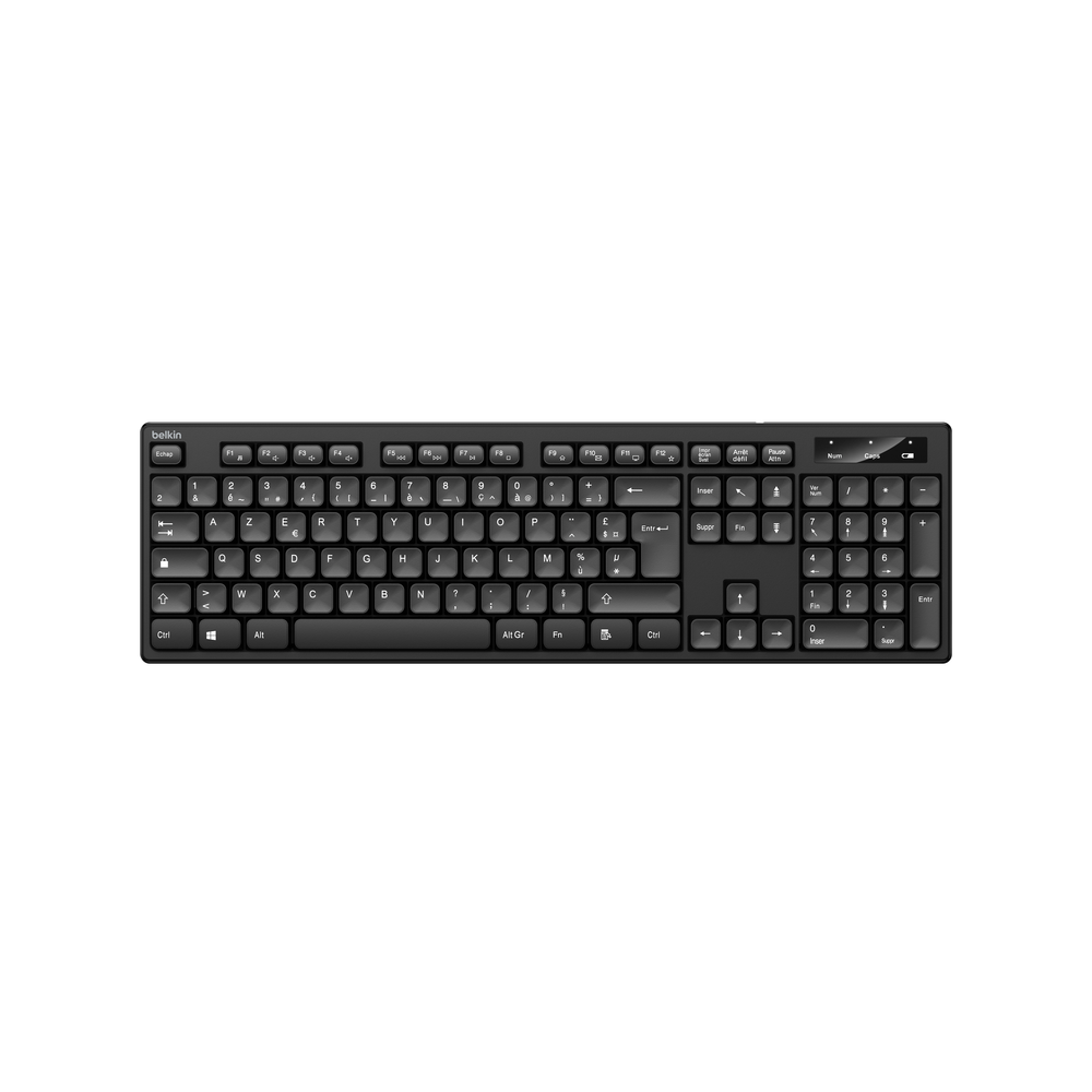 Ensemble Clavier et Souris Sans Fil Belkin AZERTY / Noir